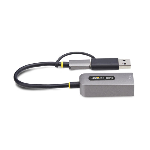 USB-C-auf-Ethernet-Adapter mit USB-A-Dongle 10/100/1000Mbit/s-Gigabit-Netzwerkkarte