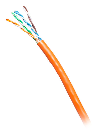 Cat6 Ethernet Cable 1000ft Bulk U/UTP Orange C2G C2G56038