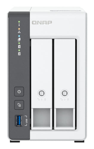 QNAP TS-216G-US NAS Tower Storage Server - Cortex-A55, 4 GB RAM, Weiß
