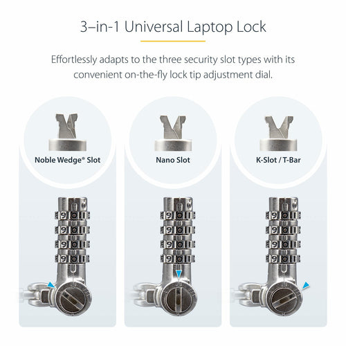 StarTech.com UNIVMK25-LAPTOP-LOCK cable lock