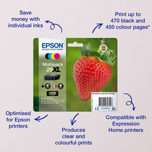 Epson Strawberry C13T29944012 ink cartridge