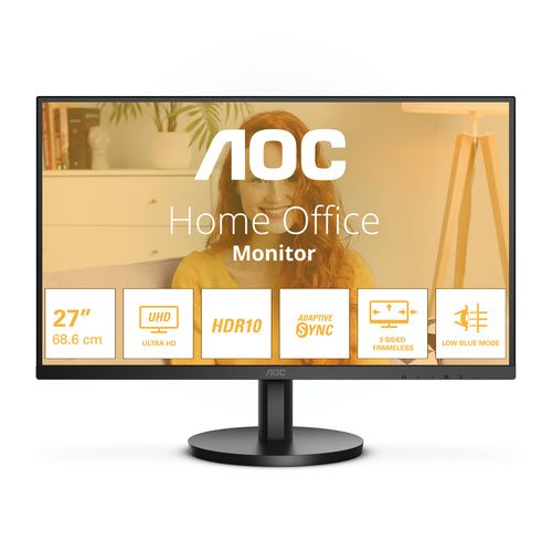 Computer Monitor AOC B3 U27B3M 27-Inch 4K Ultra HD LCD 4ms - U27B3M