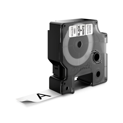DYMO D1 Standard - Black on White - 19mm label-making tape