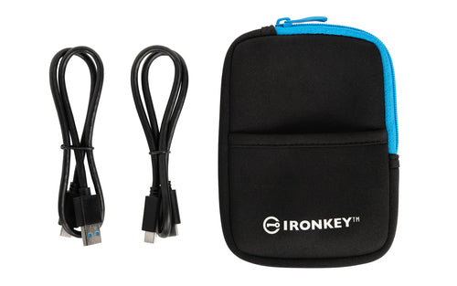 Kingston IronKey Vault Privacy 80 - 960GB Encrypted External SSD - USB Type-C - 256-bit AES Security