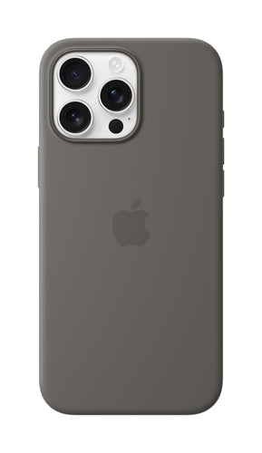 iPhone 16 Pro Max Silicone Case with MagSafe - Stone Gray Cover