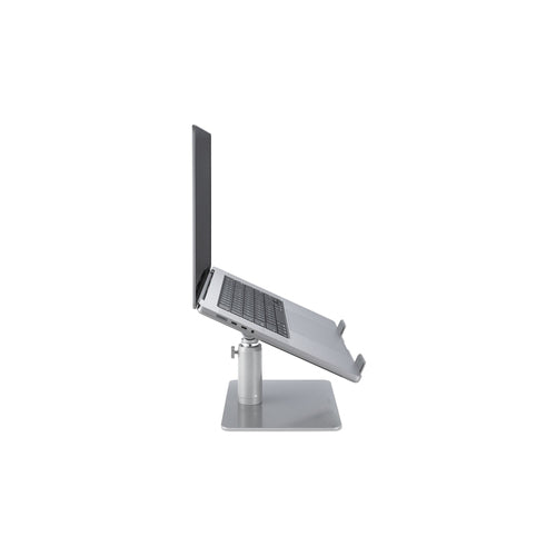 Laptop Stand Silver Adjustable Height 40.6 cm Aluminum Riser