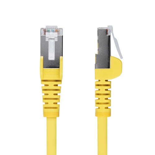 15 cm StarTech CAT6a Ethernet-Kabel 10GbE 500MHz Gelb RJ45 Snagless