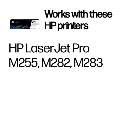 HP 207X High Yield Black Original LaserJet toner cartridge