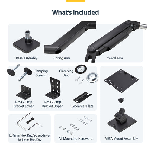 StarTech.com H1M1AG1-MONITOR-ARM monitor mount / stand