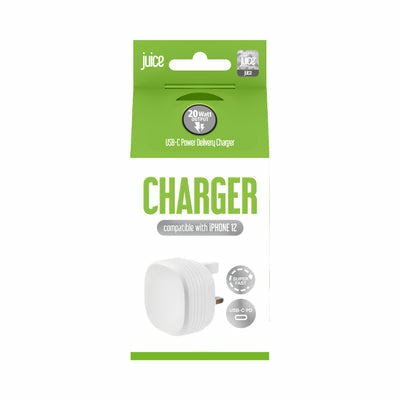 Juice JUI-MAINS-PD-PLUG-USBC-20W-ECO-WHT