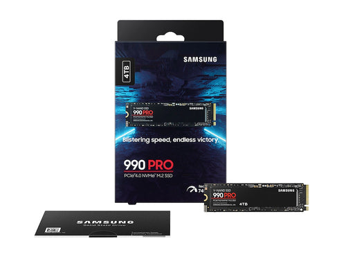 Samsung 990 PRO 4TB NVMe SSD - 7450 MB/s M.2 Hochgeschwindigkeits-Speicher