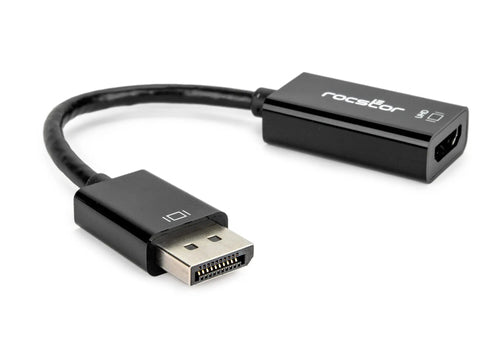 DisplayPort to HDMI Adapter 0.15m Male to Female Straight Rocstor