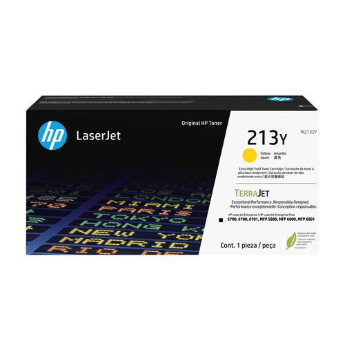 HP 213Y Extra High Yield Yellow LaserJet Toner Cartridge 12000 Pages