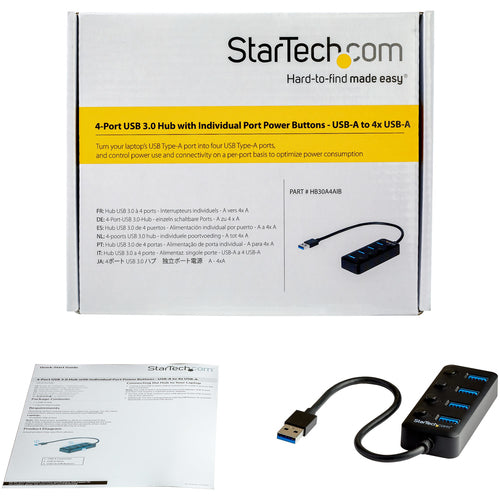 StarTech.com HB30A4AIB interface hub