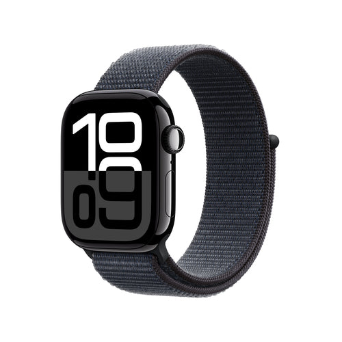 Apple Watch Series 10 GPS + Cellular 42mm Jet Black OLED Touchscreen 64GB