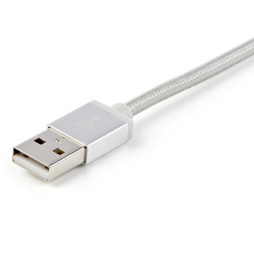 1,8m USB-Mehrfachladekabel USB-A auf Lightning USB-C Micro-USB Geflochtenes Nylonkabel