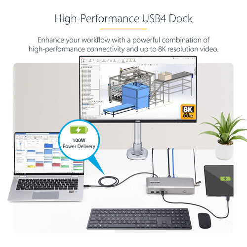 StarTech.com 155NA-USB4-DOCK laptop dock/port replicator