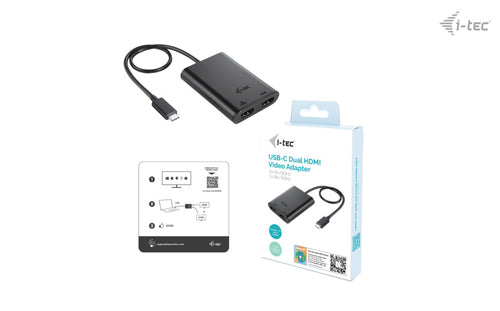 i-tec C31DUAL4K60HDMI USB graphics adapter
