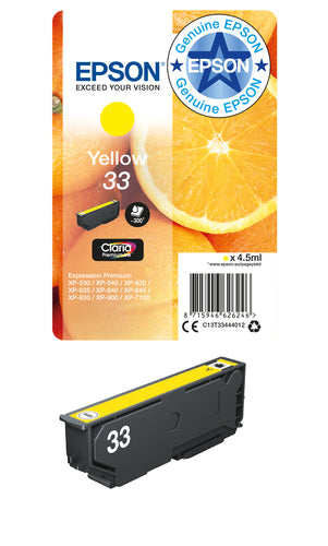 Epson Oranges C13T33444012 ink cartridge