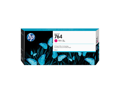 HP 764 Magenta Ink Cartridge 300ml for DesignJet T3500