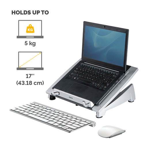 Laptop Stand Fellowes 8036701 5 Height Adjustments 17-Inch Max 5KG Capacity