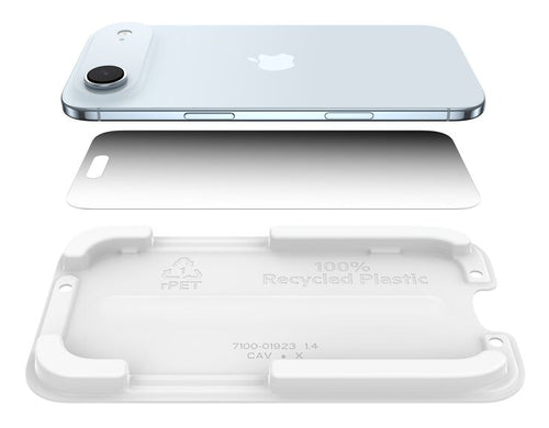 Belkin InvisiGlass Screen Protector for iPhone Air Anti-Bacterial Impact Resistant Transparent