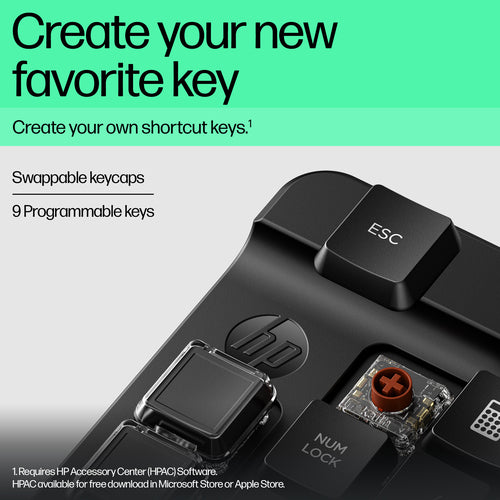 HP 435 Programmable Bluetooth Wireless Keypad numeric keypad