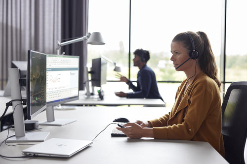 HP Poly EncorePro 510D with Quick Disconnect Monoaural Digital Headset TAA
