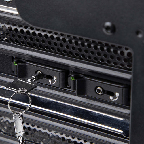 M.2 NVMe SSD Dual-Bay zu PCIe x8 Wechselrahmen werkzeuglose Installation