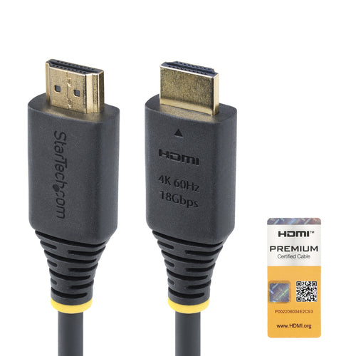 HDMI Cable 4K 60Hz High Speed 2m Premium Certified for TV/Monitor