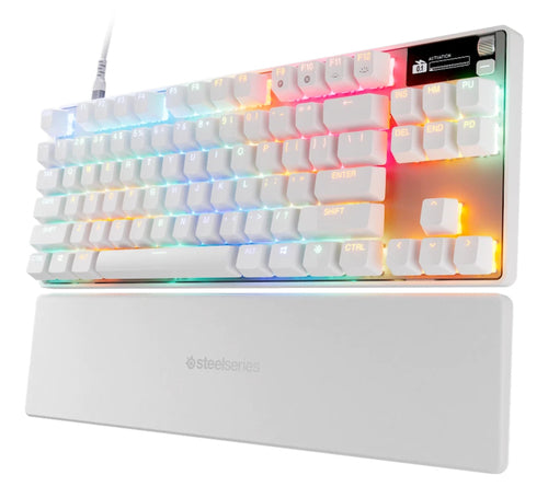 Steelseries APEX PRO TKL GEN 3 Tenkeyless kabelgebundene Tastatur RGB-LED Magnetisch-Mechanischer Schalter