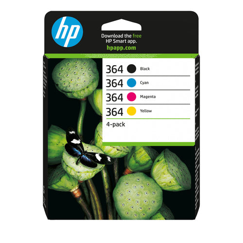 HP 364 4-pack Black/Cyan/Magenta/Yellow Original Ink Cartridges ink cartridge