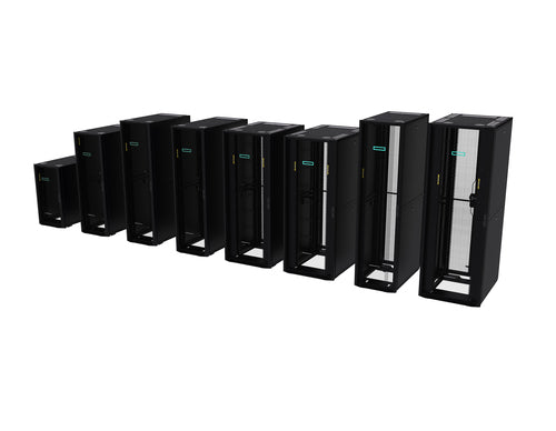 HPE 42 HE 600 mm x 1200 mm G2 Kitted Advanced Shock Rack mit Seitenwänden und Aneinanderreihung