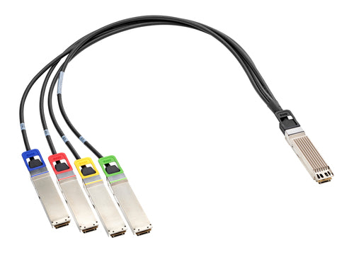 HPE InfiniBand NDR/Ethernet OSFP to 2xOSFP 2m Splitter Direct Attach Copper Cable InfiniBand/fibre optic cable