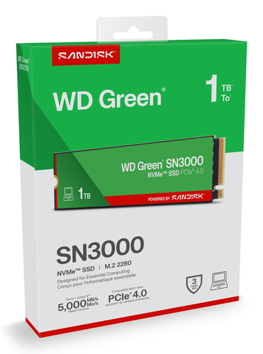 SanDisk Green WD SN3000 NVMe