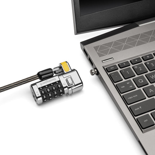 Kensington ClickSafe Universal Combination Laptop Lock 1.8m Carbon Steel Master Coded Black