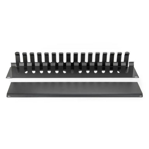 Cable Management Panel Rocstor Y10E044-B1 Plastic Steel Black 898g