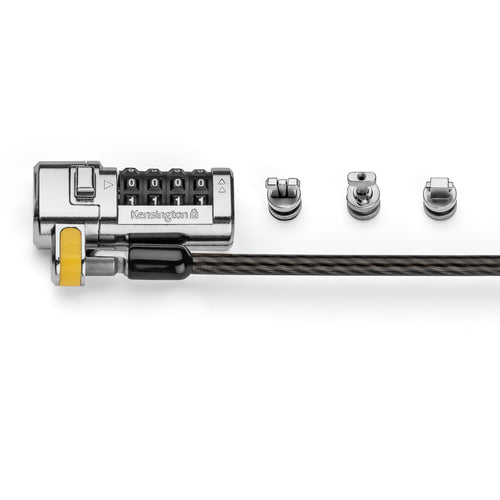 Kensington ClickSafe Universal Combination Laptop Lock 1.8m Carbon Steel Master Coded Black