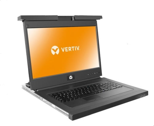 Vertiv 8P KVM-Rackkonsole mit 18,5" LCD – USB-Tastatur – TAA-konform