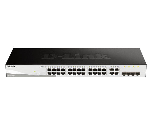 28-Port Gigabit Ethernet Managed Network Switch D-Link DGS-1210-28 Rack Mount