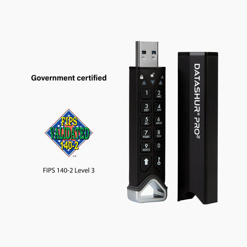 USB Flash Drive iStorage datAshur PRO2 128GB FIPS 140-2 AES-XTS Encryption
