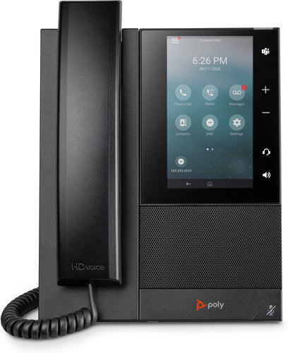 HP Poly CCX 500 Business Media Phone with Open SIP and PoE-enabled IP phone