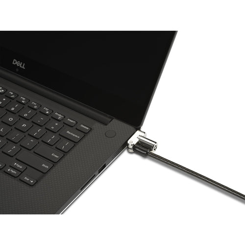 Kensington K62318WW Universelles 3-in-1 Laptop-Kabelschloss – 1,8 m Karbon & Silber
