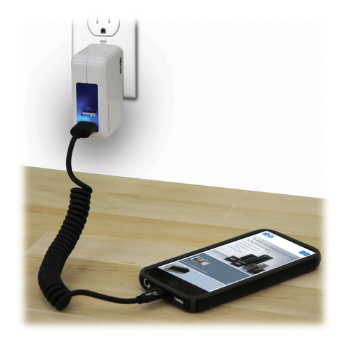 Tripp Lite M100-004COIL-BK lightning cable