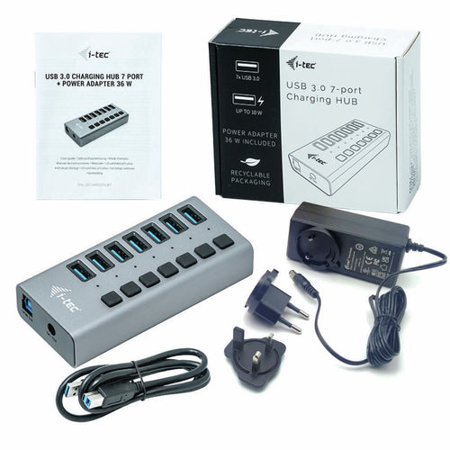 i-tec U3CHARGEHUB7 mobile device charger