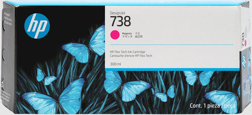 HP 738 300-ml Magenta DesignJet Ink Cartridge print head
