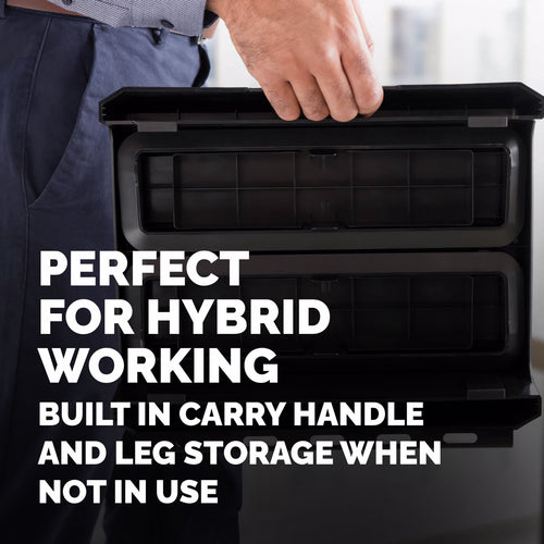 Fellowes Breyta Black Verstellbarer Monitorständer – Freistehend, Tragkraft 15 kg