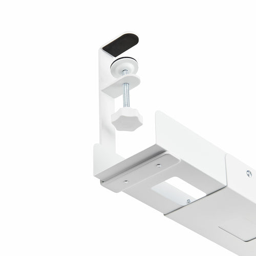 Cable Management Tray StarTech.com Under Desk Adjustable White Steel Power Bar Holder