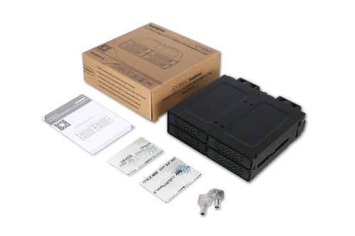 Drive Bay Panel Icy Dock MB699VP-B 15mm Dual 4cm Fans 32Gbit/s Metal