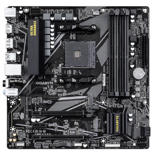GIGABYTE B550M DS3H AC R2 Motherboard Socket AM4 AMD Ryzen 5000 128GB DDR4 Up to 4733MHz Wi-Fi 5